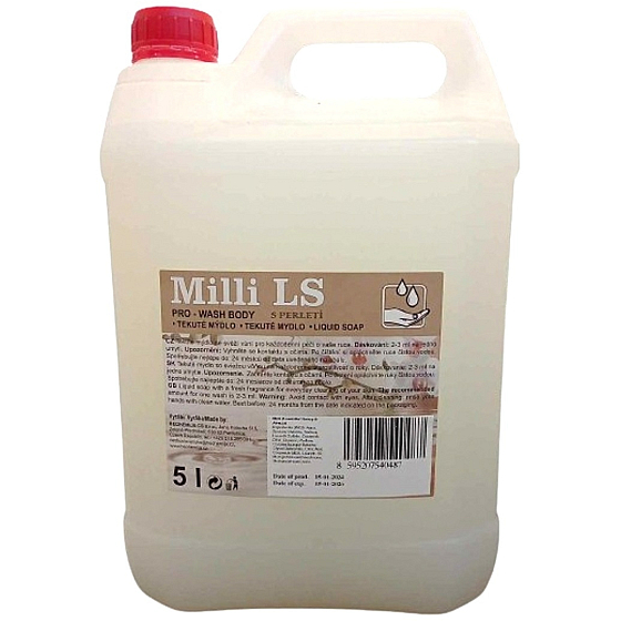 Milli Ls Honig und Mandeln mit Perlmutt-Flüssigseife 5 l
