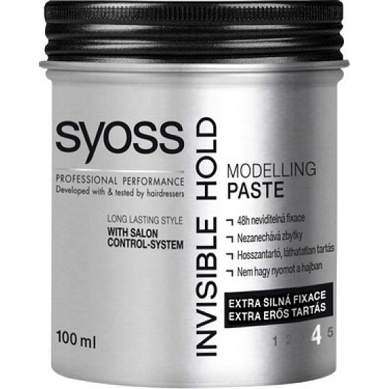 Syoss Invisible Hold Modeling Paste Shaping Haarpaste 100 ml