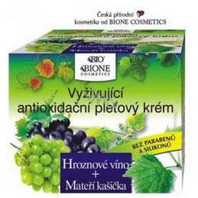 Bione Cosmetics Traubenwein pflegende antioxidative Hautcreme für alle Hauttypen 51 ml