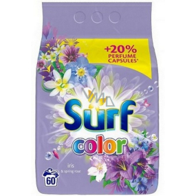 Surf Color Iris & Spring Rose Pulver zum Waschen von farbiger Wäsche 60 Dosen 3,9 kg
