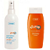 Ziaja Sun SPF 50+ UVA/UVB wasserfestes Sonnenschutzmilch-Spray 170 ml + Bräunungsaktivator mit Tyrosin 150 ml, Duopack