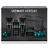 Baylis & Harding Men Flüssige Körper- und Haarseife aus Bernstein und Sandelholz 300 ml + Seife 150 g + Aftershave 130 ml + Duschgel 130 ml + graues Kulturbeutel-Kosmetikset für Männer