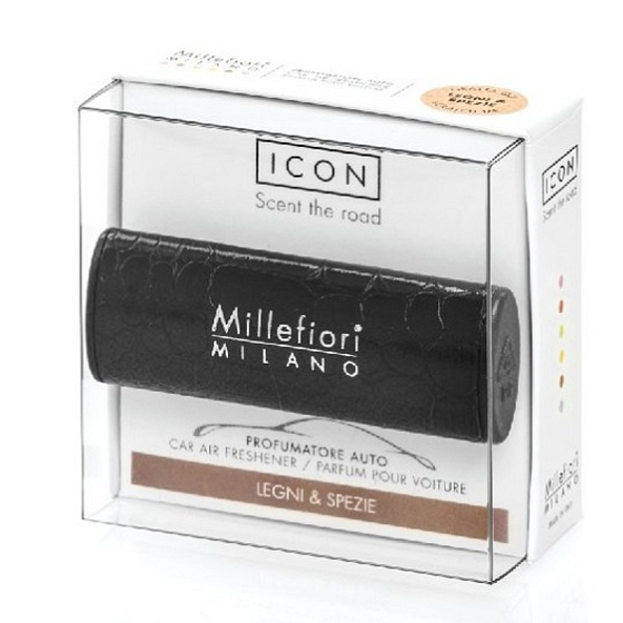 Millefiori Milano Icon Legni & Spezie - Autoduft aus Holz und Gewürzen Urban riecht bis zu 2 Monaten 47 g