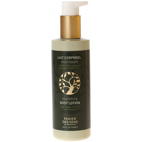 Panier des Sens Oliva angereichert mit antioxidativem, biologischem Olivenöl aus der Provence Körperlotion Spender 200 ml