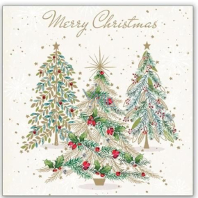 Aha Papierservietten 3 Lagen 33 x 33 cm 20 Stück Weihnachtsbaum