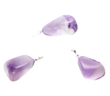 Amethyst Brasilien Becheranhänger Naturstein M, ca. 2,5 cm, AA Qualität, Stein der Könige und Bischöfe