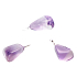Amethyst Brasilien Becheranhänger Naturstein M, ca. 2,5 cm, AA Qualität, Stein der Könige und Bischöfe