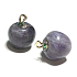 Amethyst Apfel der Erkenntnis Anhänger, Naturstein 2,7 x 15 mm, Stein der Könige und Bischöfe