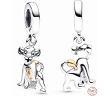 Charme Sterling Silber 925 Disney 100. jahrestag, König der Löwen - Simba, Anhänger für Armband