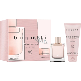 Bugatti Bella Donna Eau de Parfum 60 ml + Duschgel 100 ml, Geschenkset für Frauen
