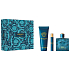 Versace Eros Eau de Parfum 100 ml + Duschgel 150 ml + Eau de Parfum 10 ml, Geschenkset für Männer