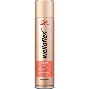 Wellaflex Frizz Control Haarspray, Fixierung 4, 250 ml Wellaflex Frizz Control Haarspray, Fixierung 4, 250 ml