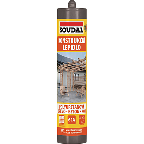 Soudal 60A Konstruktionskleber für Holz, klar, 300 ml