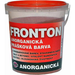 Fronton Pulverfarbe für Baumuttermischungen Mörtel und Beton, 0847 dunkelrot, 800 g