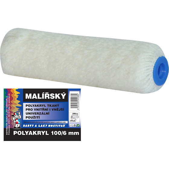 BARVY A LAKY HOSTIVAŘ Farbroller für Halter 6 mm, 100 mm