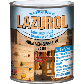 Lazurol Aqua v1303 dickschichtiger seidenglänzender Holzlack, 600 g