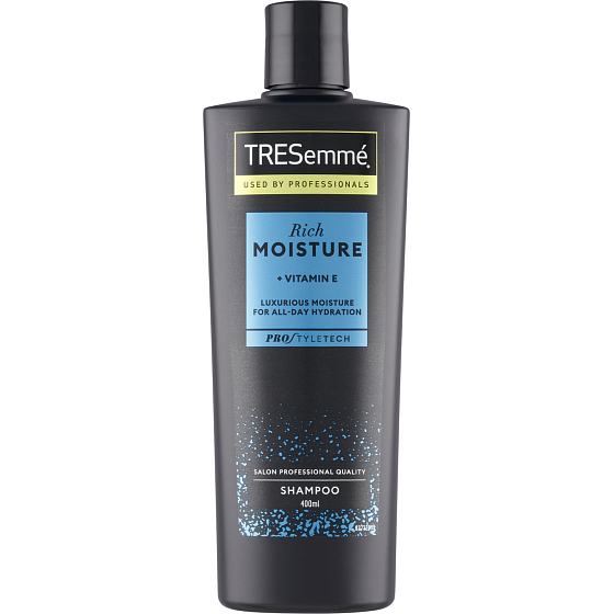 TRESemmé Rich Moisture Hydratisierungsshampoo für Haare mit Vitamin E, 400 ml