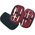 Dup Manicure Mister Leder 6 Stück Schwarz für Herren Modell 230401-331