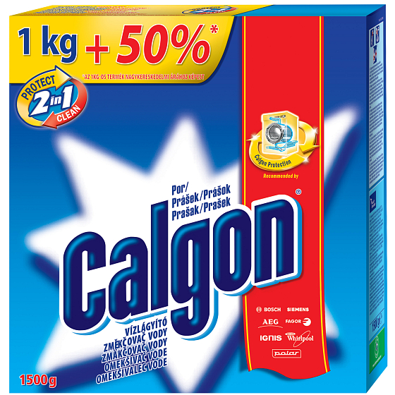 Calgon Protect 2in1 Clean Wasserenthärter Pulver 1,5 kg