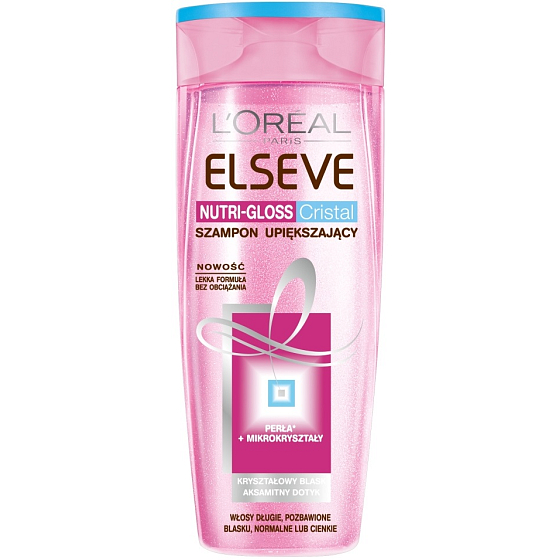 Loreal Paris Elseve Nutri Gloss Crystal Shampoo für strahlenden Glanz 250 ml