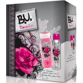 BU Rockmantic Duschgel 250 ml + Deodorant Spray 150 ml, Geschenkset für Frauen