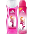 Adidas Fruity Rhythm Duschgel 250 ml + Deodorant Spray 150 ml, für Frauen Kosmetikset