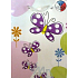 Nekupto Geschenk Papiertüte mit Glitzer 14 x 11 x 6,5 cm Schmetterlinge 1 Stück 49902