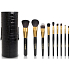 Sei schick! Luxury Professional, Set mit 9 Kosmetikpinseln mit natürlichen und synthetischen Borsten, Kosmetikset