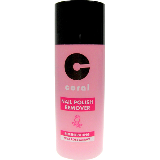 Delia Cosmetics Coral Regenerating Wildrosenextrakt Nagellackentferner pink 100 ml