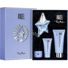 Thierry Mugler Angel parfümiertes Wasser 25 ml + Körperlotion 100 ml + Duschgel 30 ml + Körpercreme 15 ml, Geschenkset