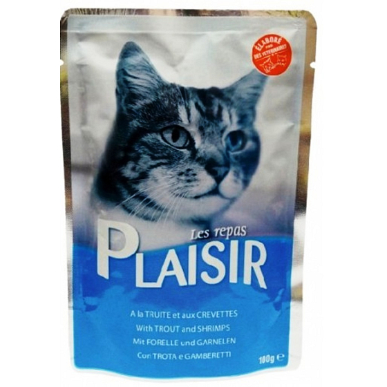 Plaisir Cat Forellen- und Garnelenbeutel 100 g