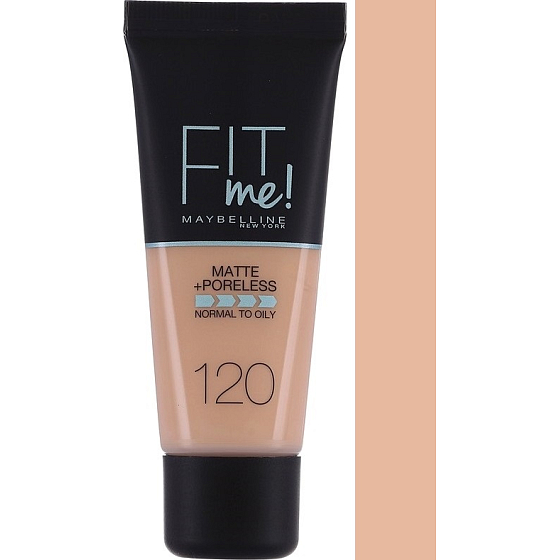 Maybelline Fit Me Make-up Matte & Poreless Foundation 120 Classic Elfenbein 30 ml