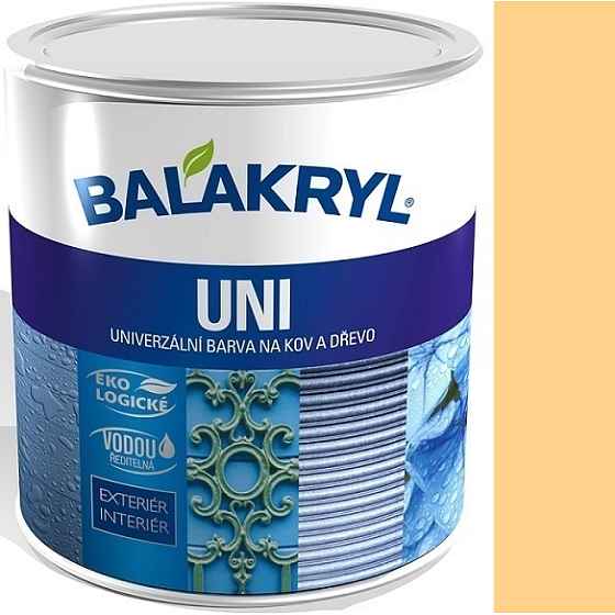 Balakryl Uni Mat 0660 Ocker Universalfarbe für Metall und Holz 700 g