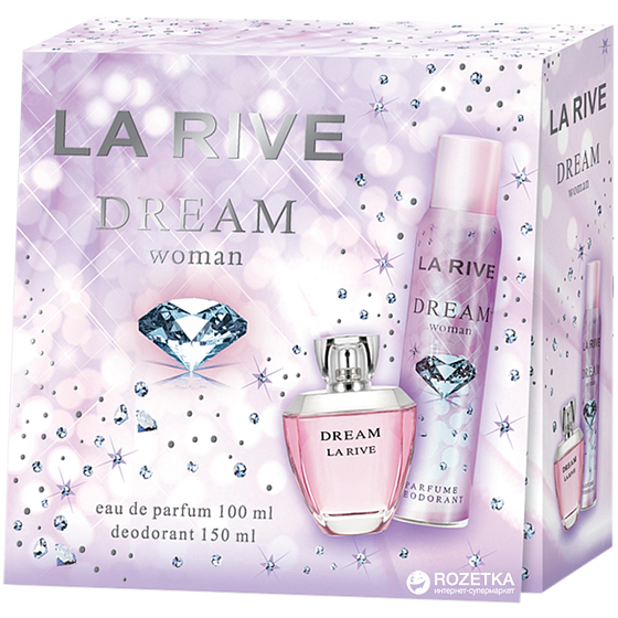 La Rive Dream parfümiertes Wasser für Frauen 100 ml + Deodorant Spray 150 ml, Geschenkset