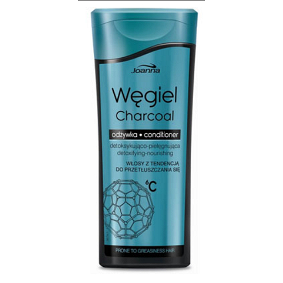 Joanna Charcoal Detoxifying Micellar Hair Conditioner mit Aktivkohle 200 ml