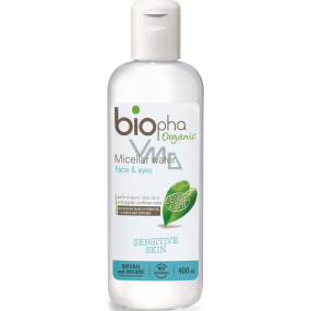 Biopha Micellar Wasser für Gesicht und Augen für empfindliche Haut 400 ml