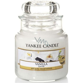Yankee Candle Vanilla - Vanille-Duftkerze Klassisches kleines Glas 104 g