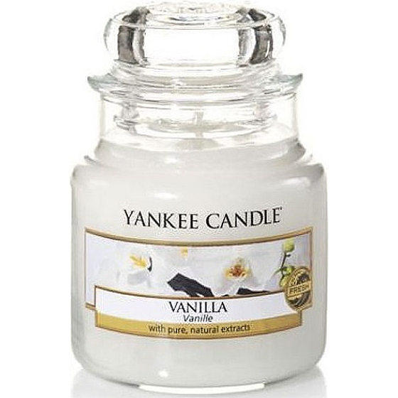 Yankee Candle Vanilla - Vanille Duftkerze Classic klein Glas 104 g