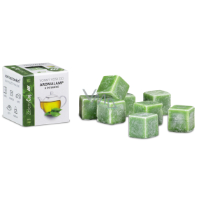 Kosak Grüner Tee natürliches duftendes Wachs für Aromalampen und Innenräume 8 Würfel 30 g
