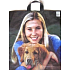 Presse Plastikbeutel 45 x 50 cm Mädchen und Hund 1 Stück