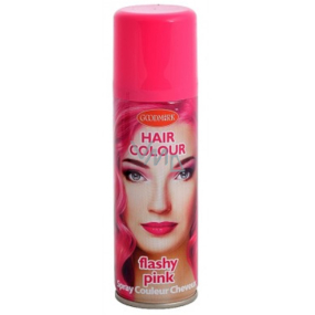 Waschbares farbiges Haarspray Pink 125 ml Spray