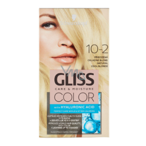 Schwarzkopf Gliss Farbe Haarfarbe 10-2 Natürliche kühle Blondine 2 x 60 ml