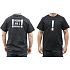 Bohemia Gifts Original T-Shirt mit reflektierendem Aufdruck Achtung, ich verlasse die Kneipe! Größe XXL