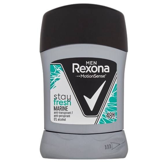 Rexona Men Stay Fresh Marine fester Antitranspirant-Deodorant-Stick mit 48-Stunden-Effekt für Männer 50 ml