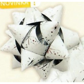 Nekupto Starfish mittleres Luxusweiß mit silbernen Details HV 216 02