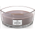 WoodWick Black Amber & Citrus - Kerze mit Duft nach schwarzem Bernstein und Zitrusfrüchten mit breitem Holzdocht und Glasdeckel 453 g