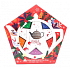 English Tea Shop Organic Red and Silver Poinsettia Candy + Oolong, Lemon and Raspberry + Christmas Cake + Coconut Chai + White Tea, Coconut and Passion Fruit + Black Tea with Honey and Melon 16 Stück Tee-Pyramiden, 32 g