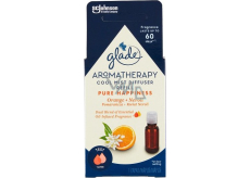 Glade Aromatherapy Cool Mist Diffuser Pure Happiness Orange + Neroli ätherisches Öl nachfüllen 17,4 ml