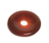 Karneol Donut Naturstein 30 mm, Lehren Sie uns hier und jetzt