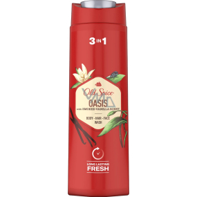 Old Spice Oasis 3in1 Duschgel für Gesicht, Körper und Shampoo für Männer 400 ml